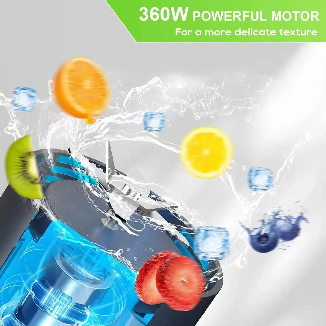 2025 new portable electric wireless juicer USB charging 700ml large-capacity large household juicer Fruit sctional 700ML Blender