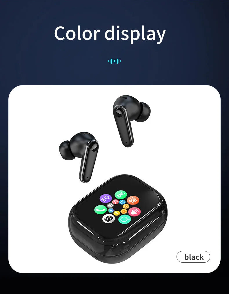 New ai headphones c11 bluetooth translation headphones in-ear charging compartment ows adjustable angle ear-hook sports headphon