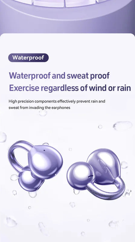 Wireless M97 TWS Ear Clip Earbuds GAS Conduction Headphones Bluetooth Call Noise Reduction Earphone HIFI Stereo Sports Headsets