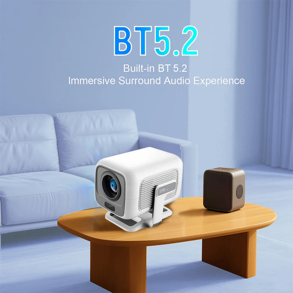 Projector TP300 NTV Android 4K & 1080P Support Auto-Focus WiFi 6 & BT5.2 Portable Outdoor For Home Theater Projector