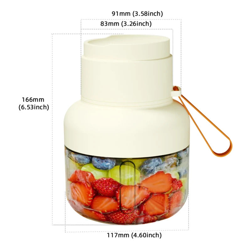 1pc  Durable ABS material, easy-to-use children juicer, suitable for making fresh juice at home.