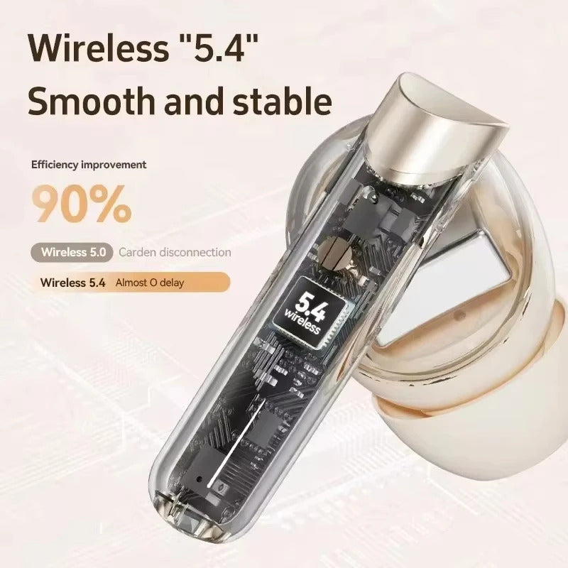 M88 Retro Style Wireless Earphones AI Noise Reduction Type-C Fast Charging