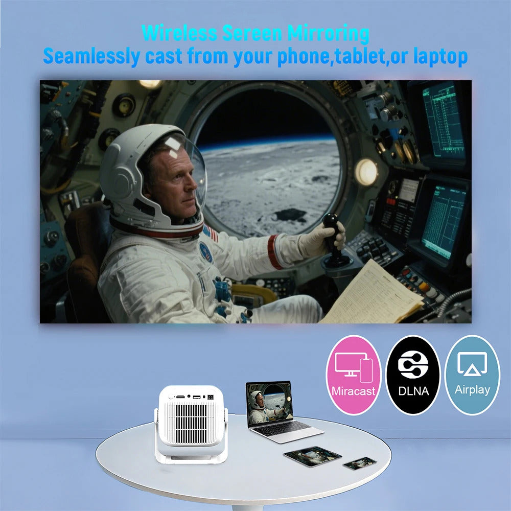 Projector TP300 NTV Android 4K & 1080P Support Auto-Focus WiFi 6 & BT5.2 Portable Outdoor For Home Theater Projector