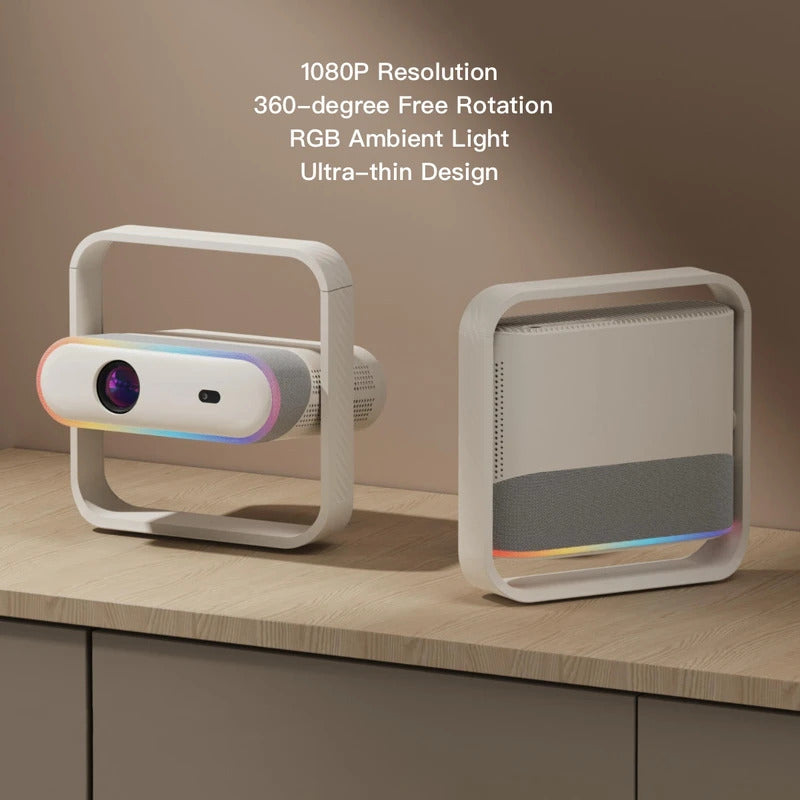 P40 Portable Projector 4K HD Native 1080P 500 ANSI Support Dolby Audio for Cinema Outdoor 2026 New LCD Proyector