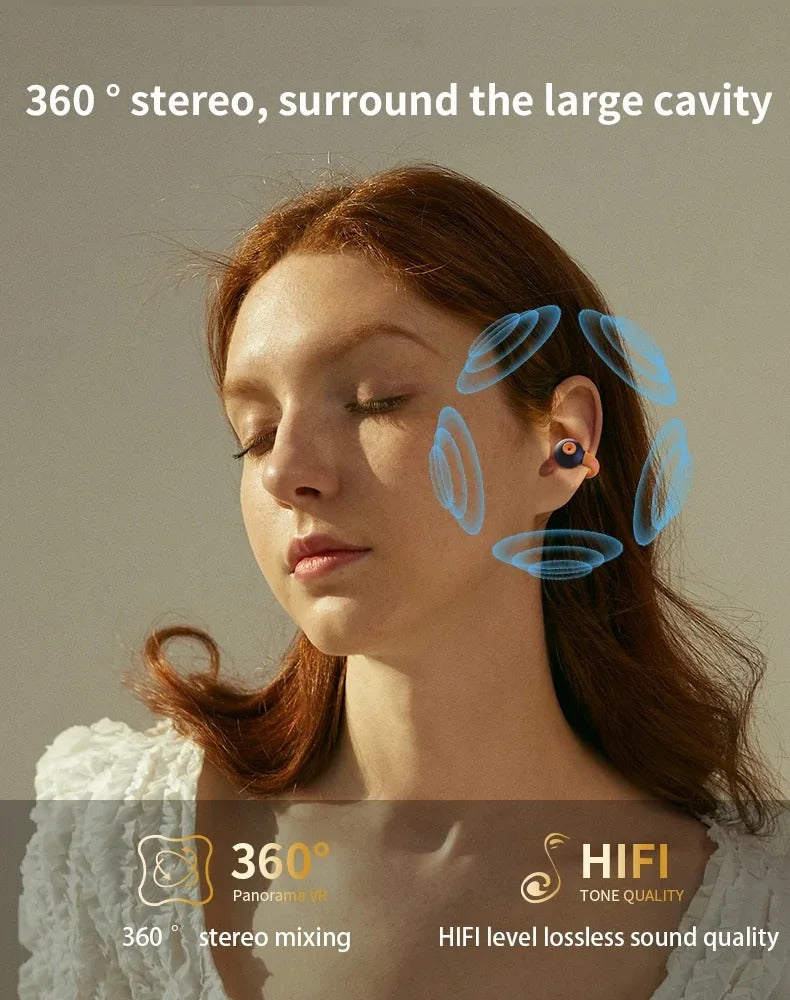 New Portable Mini Earphones Bluetooth 5.3 Earburd Wireless Headphone ENC LED SCREEN HiFi Stereo With Charging Box Gaming