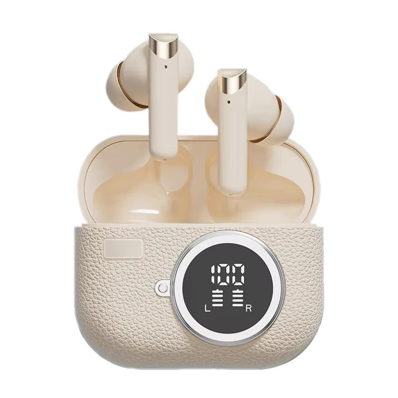 M88 Retro Style Wireless Earphones AI Noise Reduction Type-C Fast Charging Skin Color