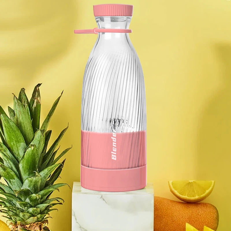500ml Portable Wireless Blender Rechargeable Electric Fruit Juicer Machine Personal Blender for Juices Shakes Smoothies