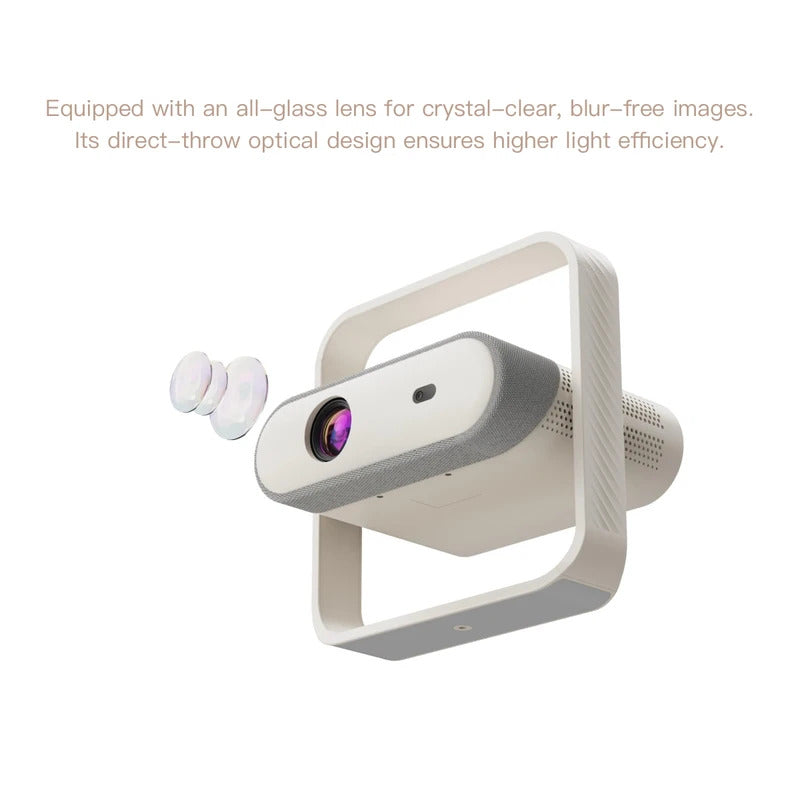 P40 Portable Projector 4K HD Native 1080P 500 ANSI Support Dolby Audio for Cinema Outdoor 2026 New LCD Proyector