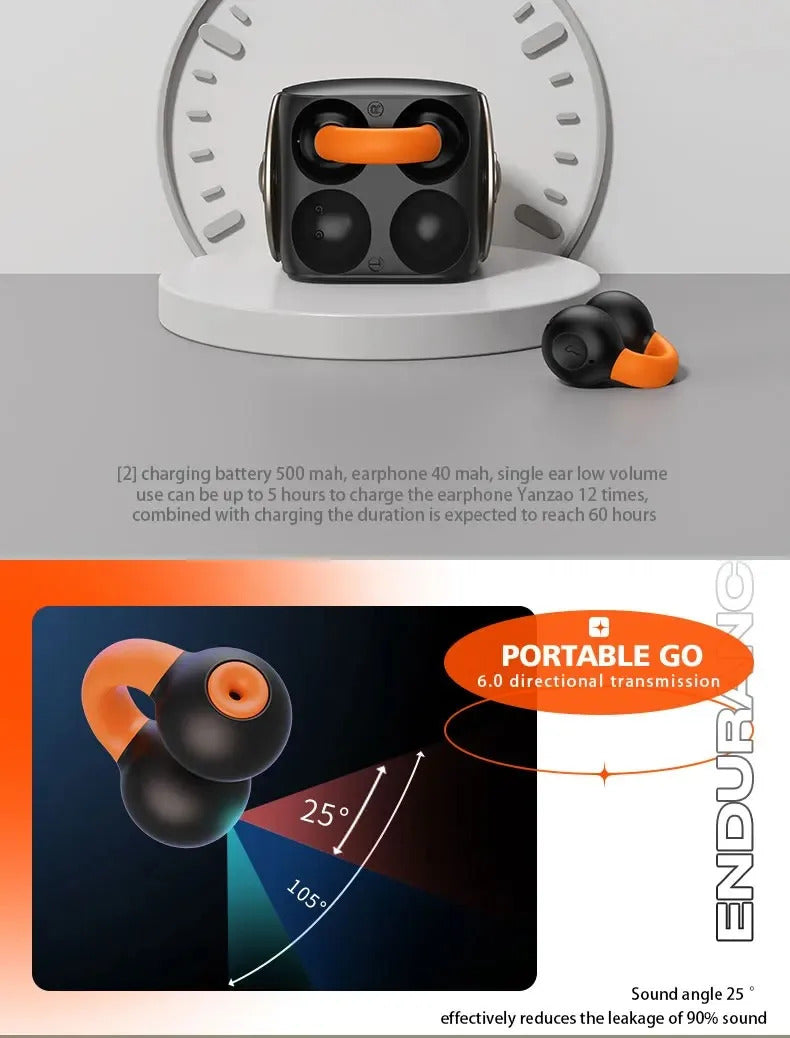 New Portable Mini Earphones Bluetooth 5.3 Earburd Wireless Headphone ENC LED SCREEN HiFi Stereo With Charging Box Gaming