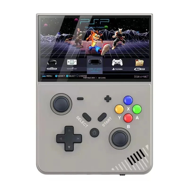 M18 64G/128G Handheld Game Console 20000+/30000+Game 4.3in LCD Screen Retro Video Game Console Birthday Gifts for Boys and Girls Grey