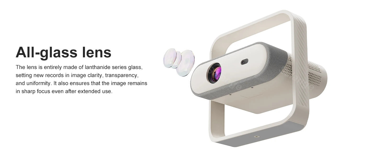 P40 Portable Projector 4K HD Native 1080P 500 ANSI Support Dolby Audio for Cinema Outdoor 2026 New LCD Proyector