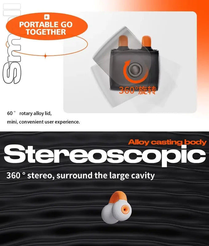 New Portable Mini Earphones Bluetooth 5.3 Earburd Wireless Headphone ENC LED SCREEN HiFi Stereo With Charging Box Gaming