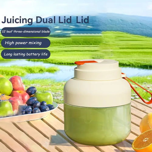 1pc  Durable ABS material, easy-to-use children juicer, suitable for making fresh juice at home.