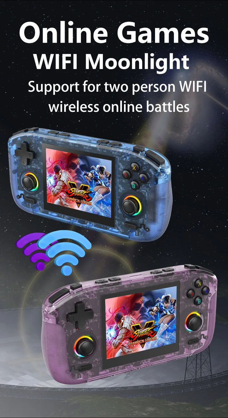 Rk35h Handheld Game Console Game Console Open-Source Portable Psp-Like High-Definition Display Supports Online Two-Player Combat