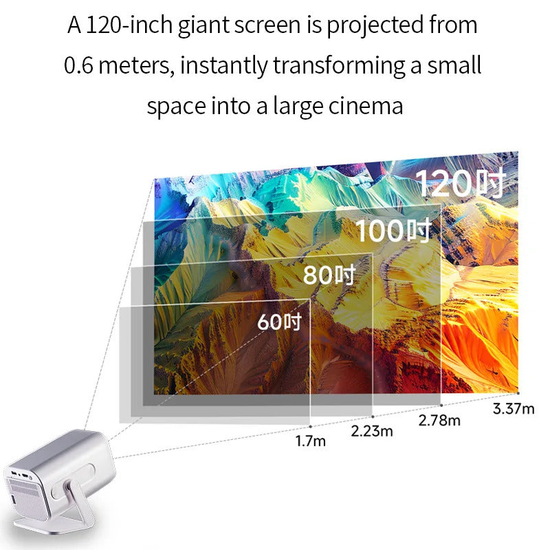 XH269 projector 1080P high definition 4K home theater wall projection portable projector