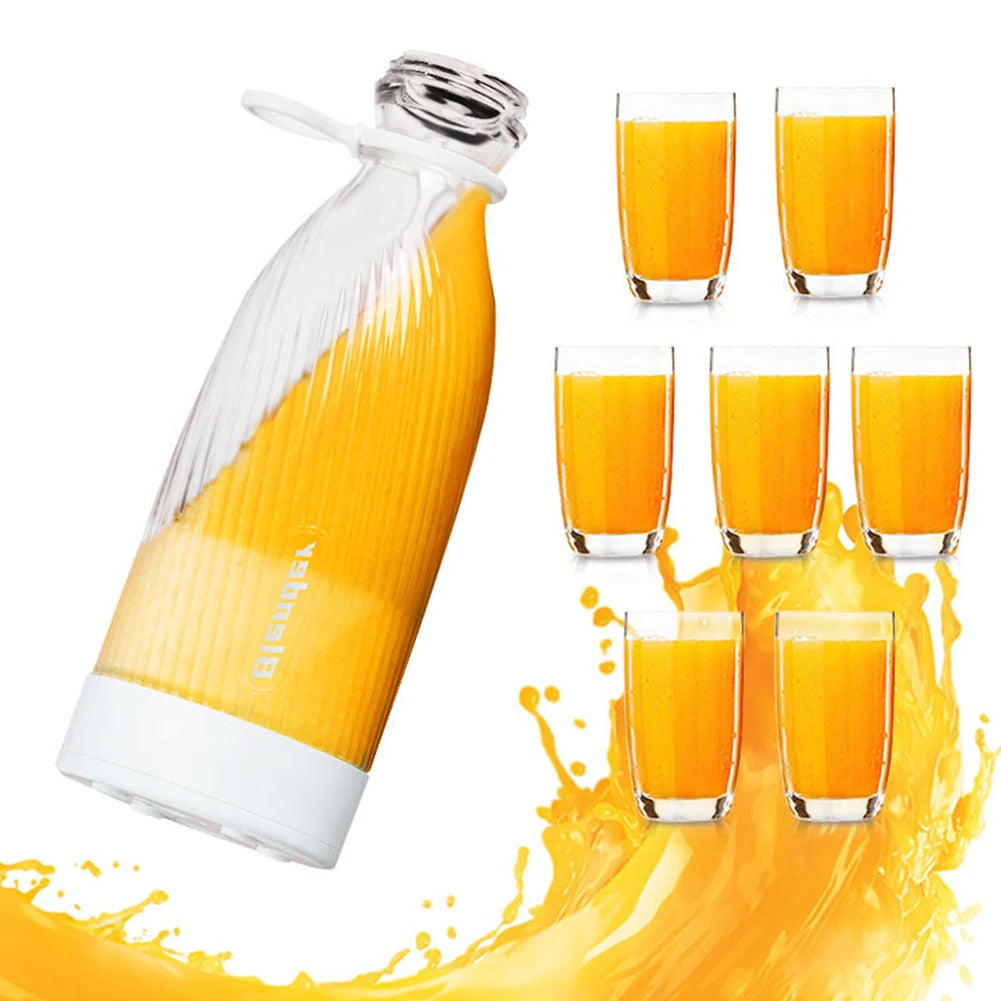 500ml Portable Wireless Blender Rechargeable Electric Fruit Juicer Machine Personal Blender for Juices Shakes Smoothies