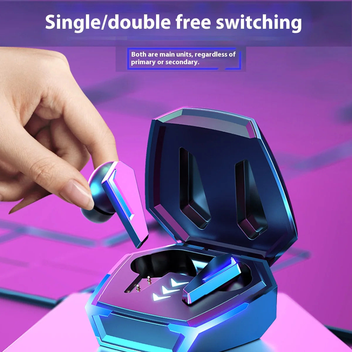 Wireless Fitness In Ear Headphone Wireless Earphones Smart Touch Call Meeting Headphones Bluetooth Earbuds Noise Gaming Earbuds