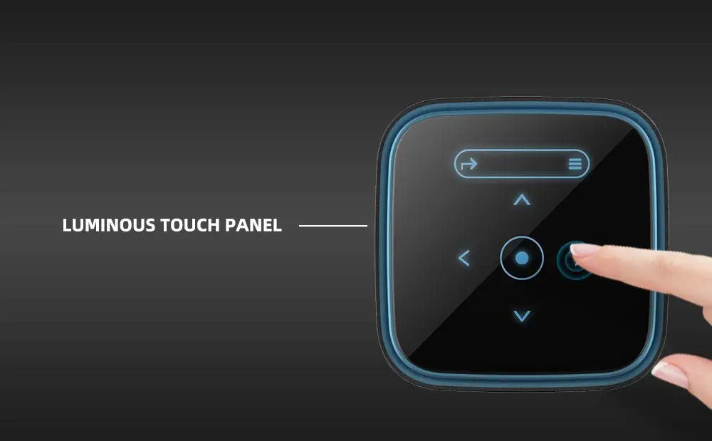 P22 DLP Protable Video Projector Pocket LED 120 ANSI Outdoor ProjectorWiFi