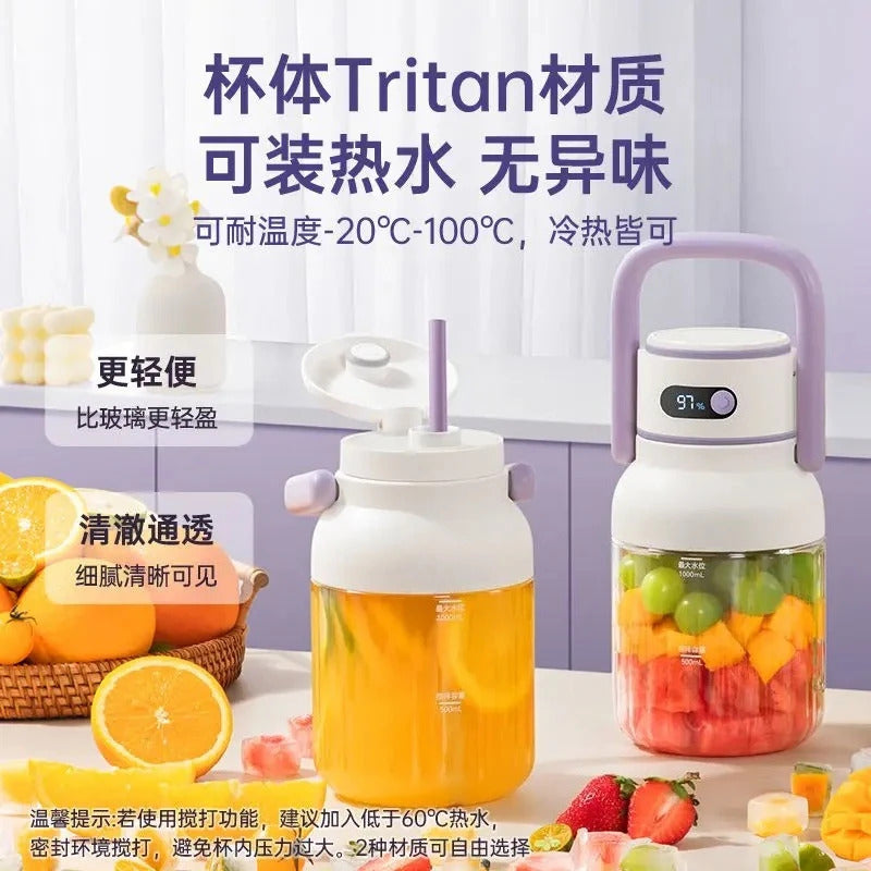 portable fully automatic multi-function charging juicer cup portable