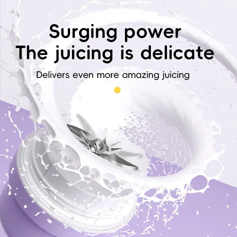 Travel Cover Small Portable Blender for Milkshakes and Smoothies, Personal Juicer, Electric Protein Shaker Cup with Insulati