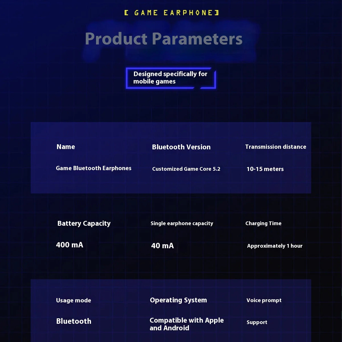 Wireless Fitness In Ear Headphone Wireless Earphones Smart Touch Call Meeting Headphones Bluetooth Earbuds Noise Gaming Earbuds