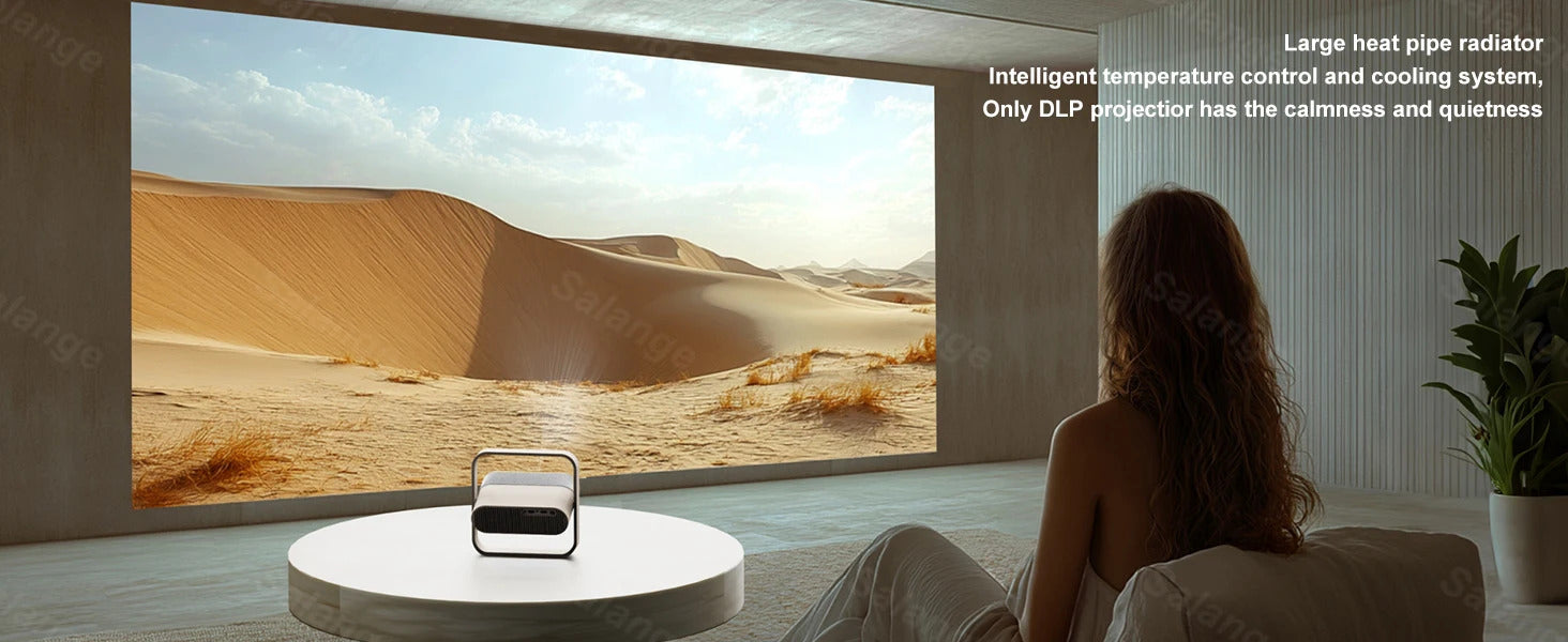 P40 Portable Projector 4K HD Native 1080P 500 ANSI Support Dolby Audio for Cinema Outdoor 2026 New LCD Proyector