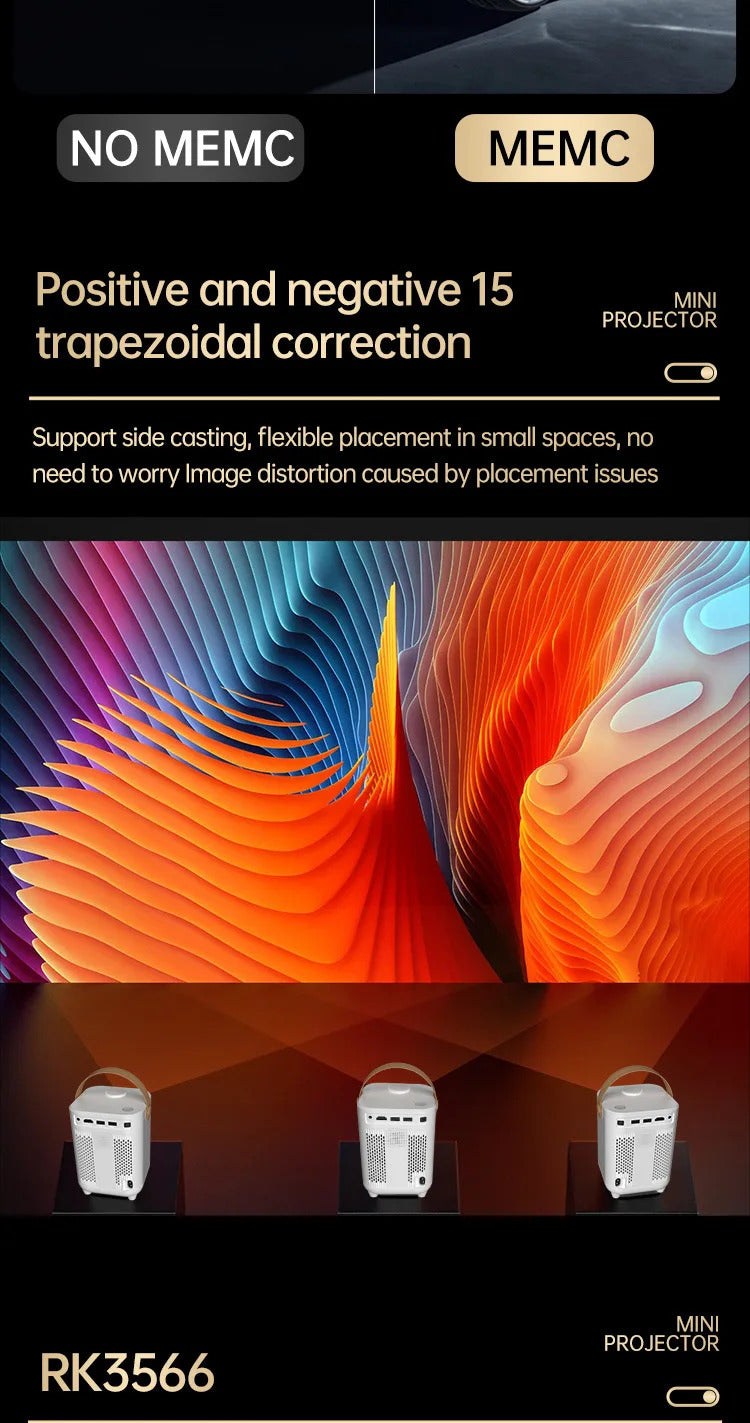 H3 home theater projector wall-throwing HD 1080p new portable