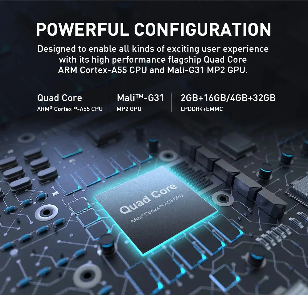 P11 DLP Projector Protable Android 9.0 Mini 3D Projector Dual WiFi Bluetooth4.0 4GB LPDDR4 32GB EMMC ARM Cortex A55 Video Palyer