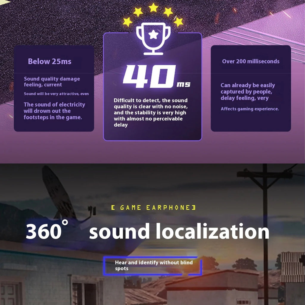 Wireless Fitness In Ear Headphone Wireless Earphones Smart Touch Call Meeting Headphones Bluetooth Earbuds Noise Gaming Earbuds